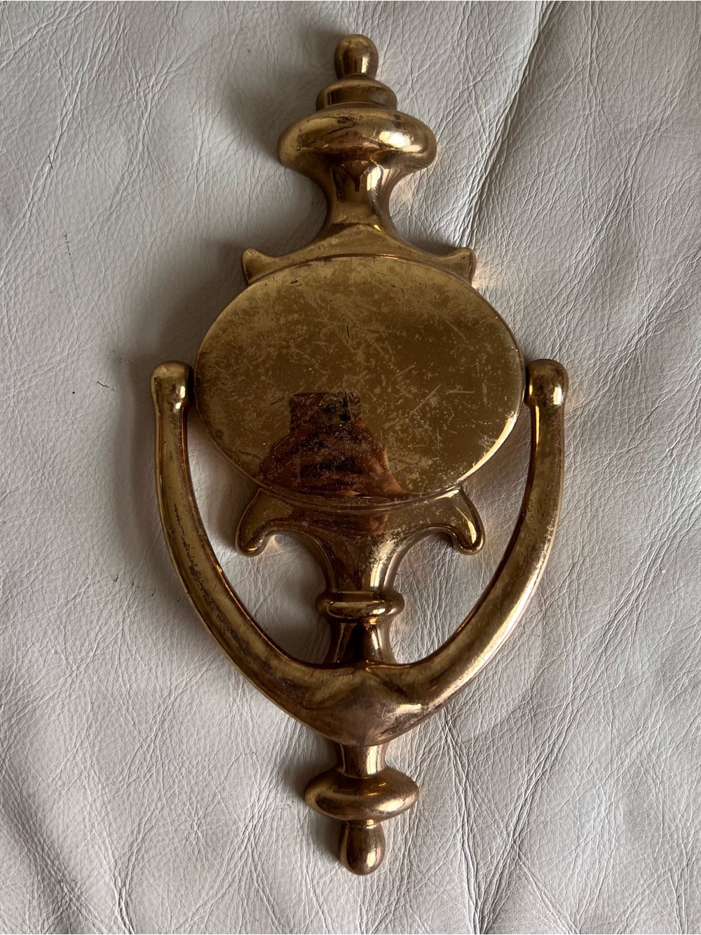 Solid Brass Decorative Door Knocker Magnetic Back